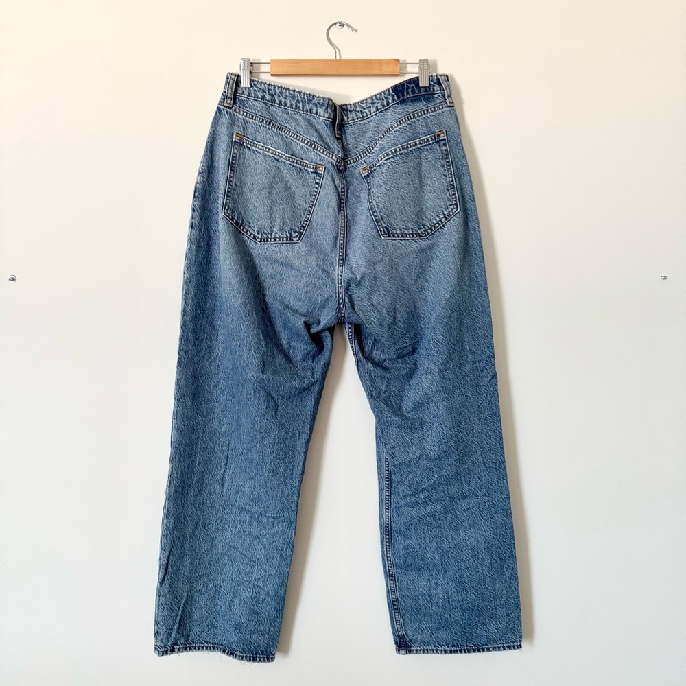 Abercrombie & Fitch Curve Love High Rise Loose Jean Size 14/32 - Picture 12 of 15